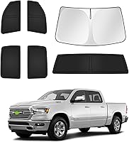 Vista 98 de Parasoles para parabrisas de automóvil, cubierta para ventana lateral y trasera, protección de privacidad, mantiene el vehículo fresco, color negro