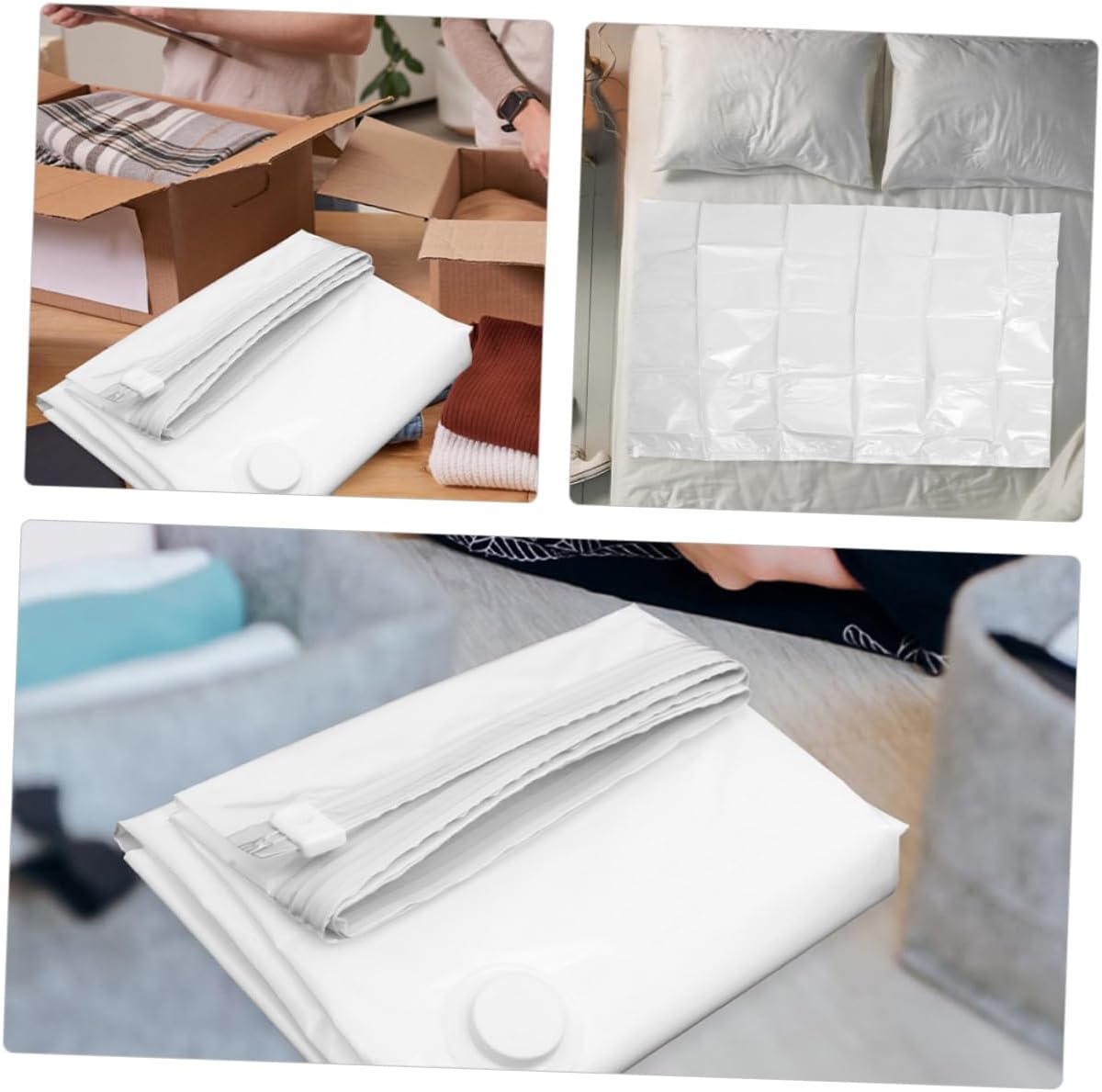 2pcs Large Capacity Vacuum Bags Mattress Vacuum Compression Bag for Clothes and Bedding