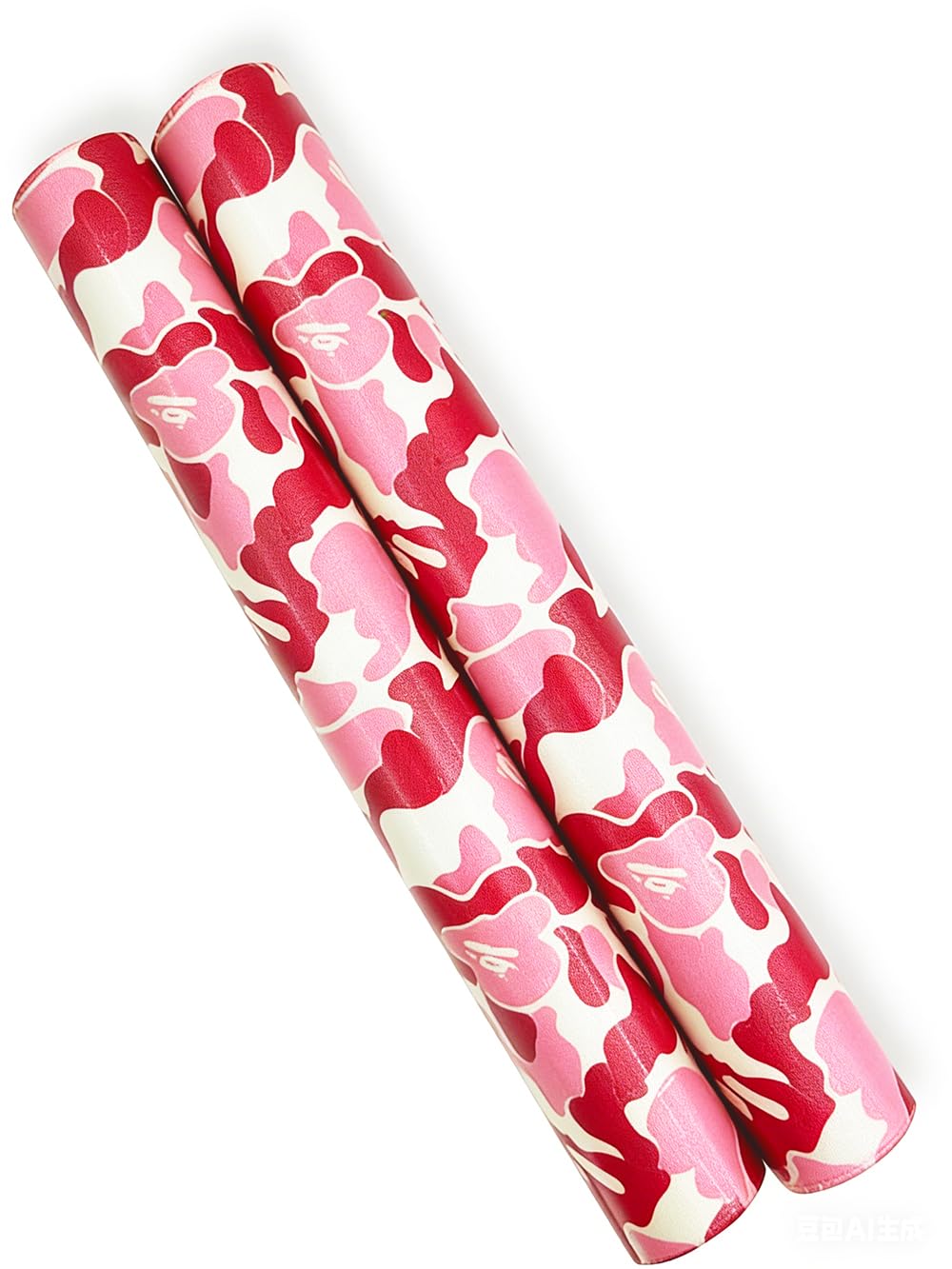 Papel de camuflaje rosa autoadhesivo para renovar muebles dañados sin pintar