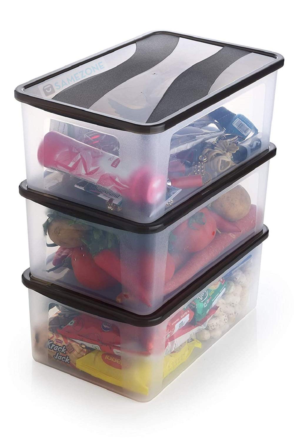 Buy SAMEZONE® multi storage bread box container Airtight food grade