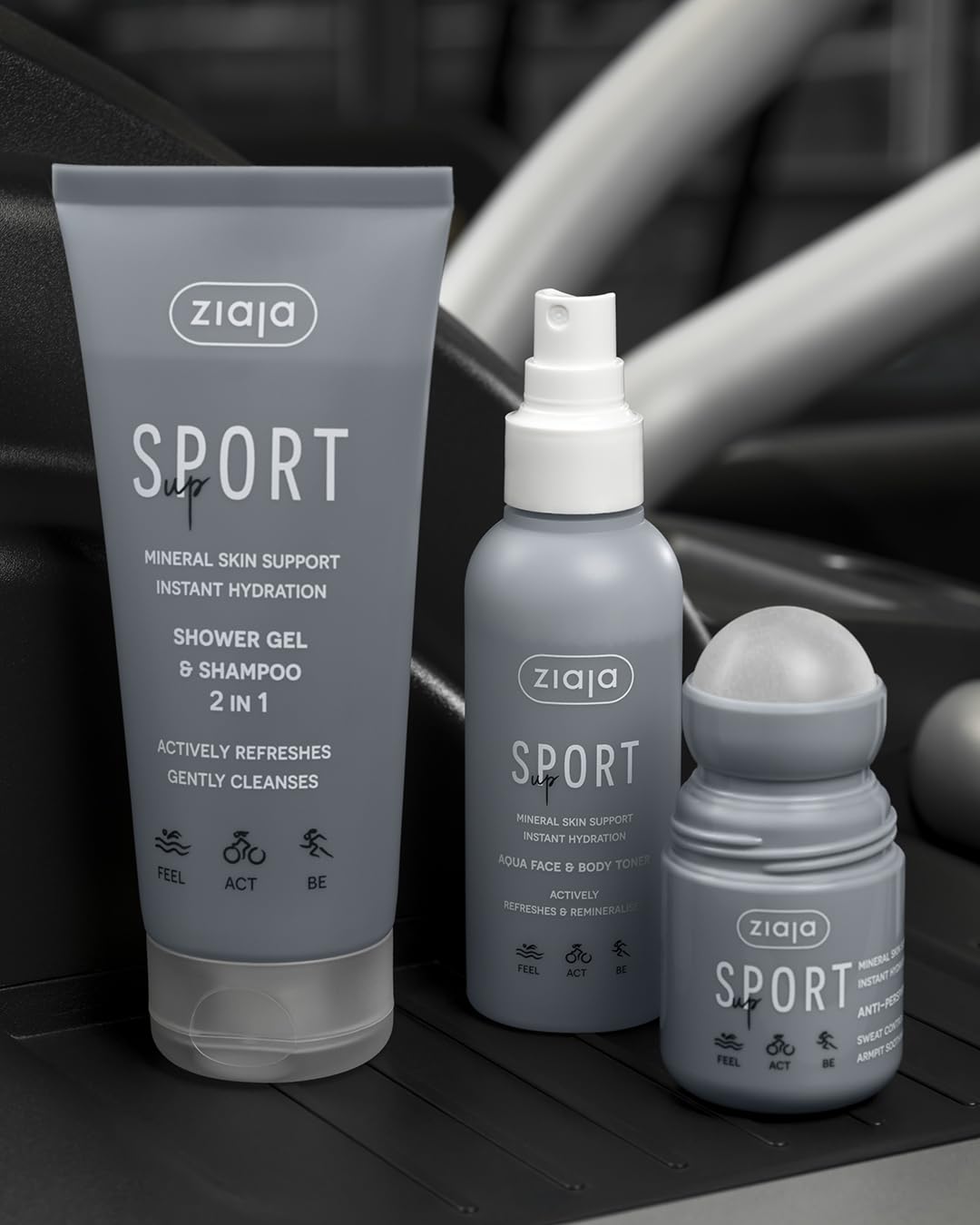 SPORT Antitranspirante 2 en 1, Desodorante y Sérum, Fórmula Biodegradable, Vegano de ZIAJA