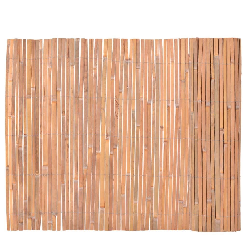 Tappetino frangivista in bambù lungo 4 m, recinzione in bambù 100 x 400 cm e recinzione da giardino in bambù, altezza 1 m, versatile per giardino