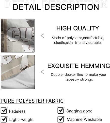 Miniatura 3 de AIUSAAMZ Tapiz personalizado para cargar imágenes personalizables, telón de fondo personalizado, crea tu propio tapiz para colgar en la pared para