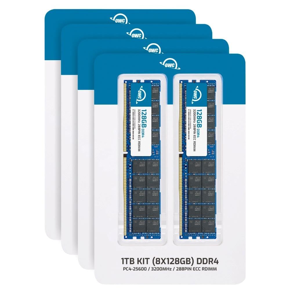 OWC 1TB (8x128GB) DDR4 3200MHz PC4-25600 CL22 4RX4 ECC Registered