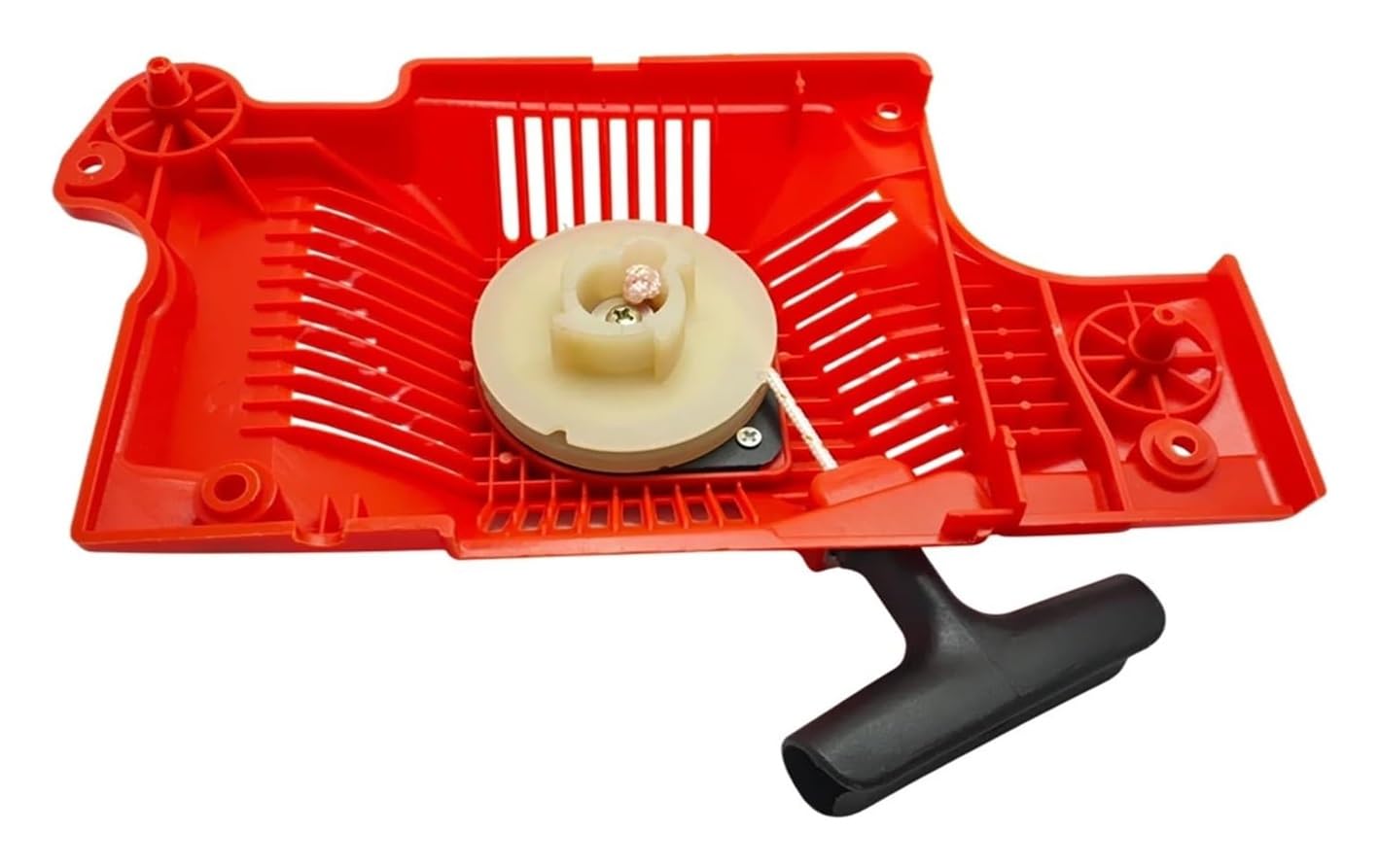 Kit de Repuesto de bujía de Filtro de Combustible con Resorte de Agarre de Mango de Cuerda de polea de Arranque de Retroceso Compatible con Motosierra 50 51 55