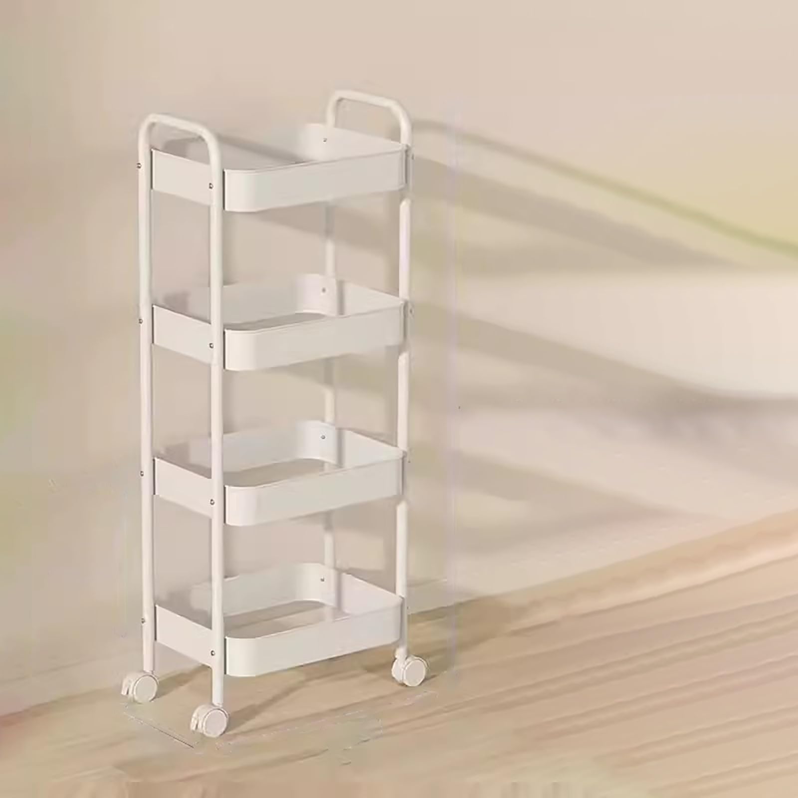 Expositores de 3 y 4 niveles para tiendas, con ruedas, para snacks, ahorran espacio y son fáciles de montar. Ideales para snacks, frutas y herramientas, ideales para despensas, cocinas y cine en cas