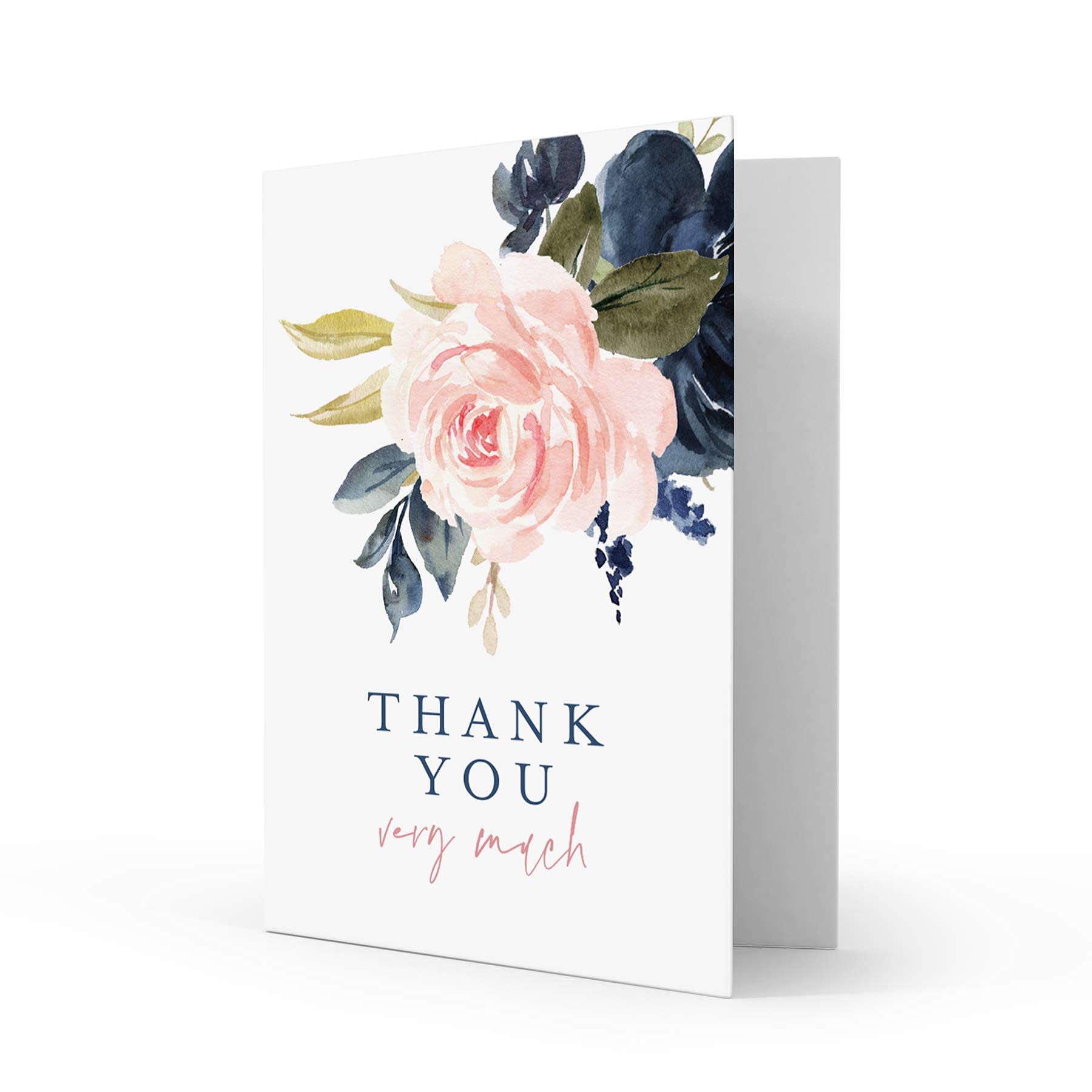 Bliss Collections Thank You Cards with Envelopes, All-Occasion Thank You Cards for Weddings, Bridal Showers, Baby Showers, Birthdays, Parties and