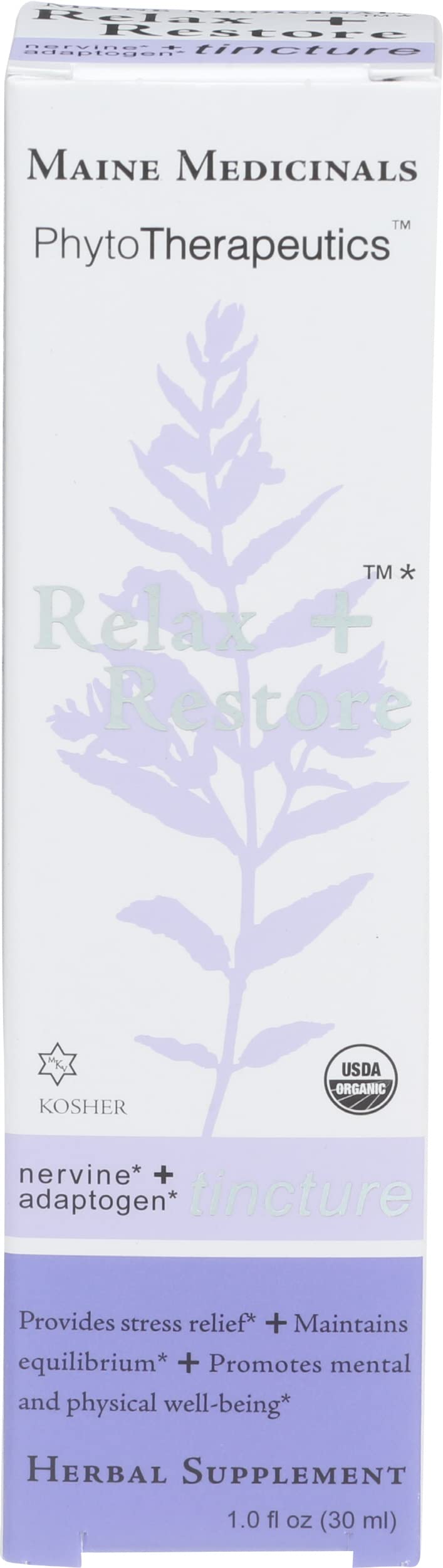 Maine MedicinalsRelax + Restore Tincture 1 oz