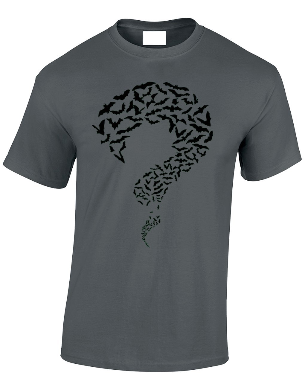 Crown Designs Men's Charcoal The Riddler Logo Comedy Tv Show Inspired For & Teenagers T-Shirts Tops - /Large