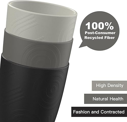 Miniatura 5 de Homienly Vasos de agua apilables de paja de trigo, 6 tazas alternativas a los vasos de plástico, vasos irrompibles, reutilizables, aptos para