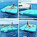 AWSUM 6ft x 5ft Inflatable Floating Dock Swim Platform Water Mat for Lake Floating Island Inflatable Raft Deck for Pool Beach Ocean