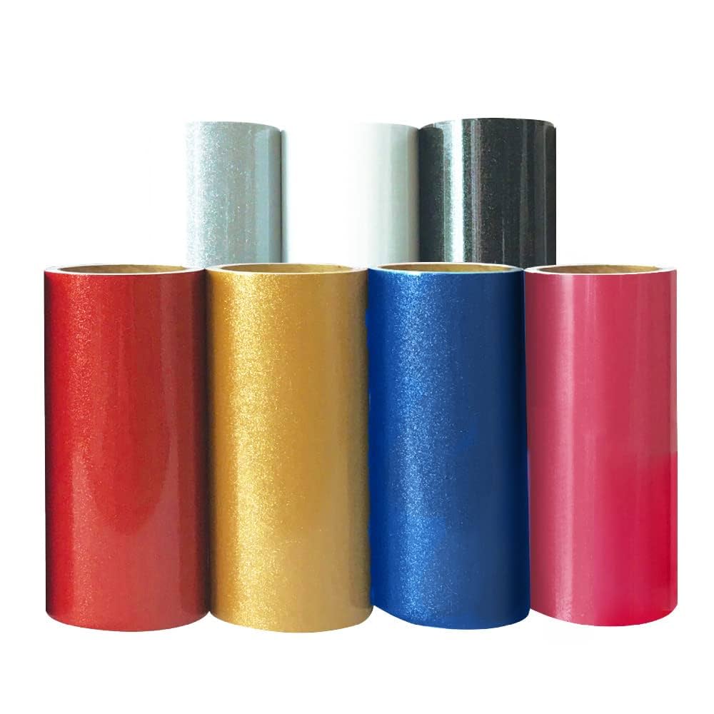 【8642】海外　マステ　5m巻売り　ラメ加工カッティング　蝶々 Amazon | カッティング用ステッカーシート メタリックラメ SP