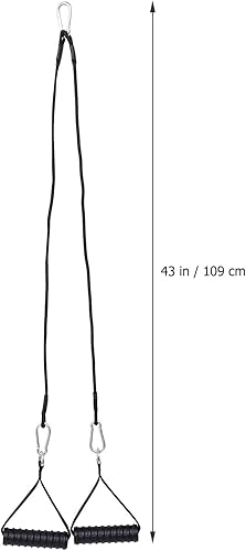 Miniatura 2 de Wakauto Asas de máquina de cable con correas de dedos, sistema de polea de fitness para antebrazo, entrenamiento de muñeca, tríceps, brazo de