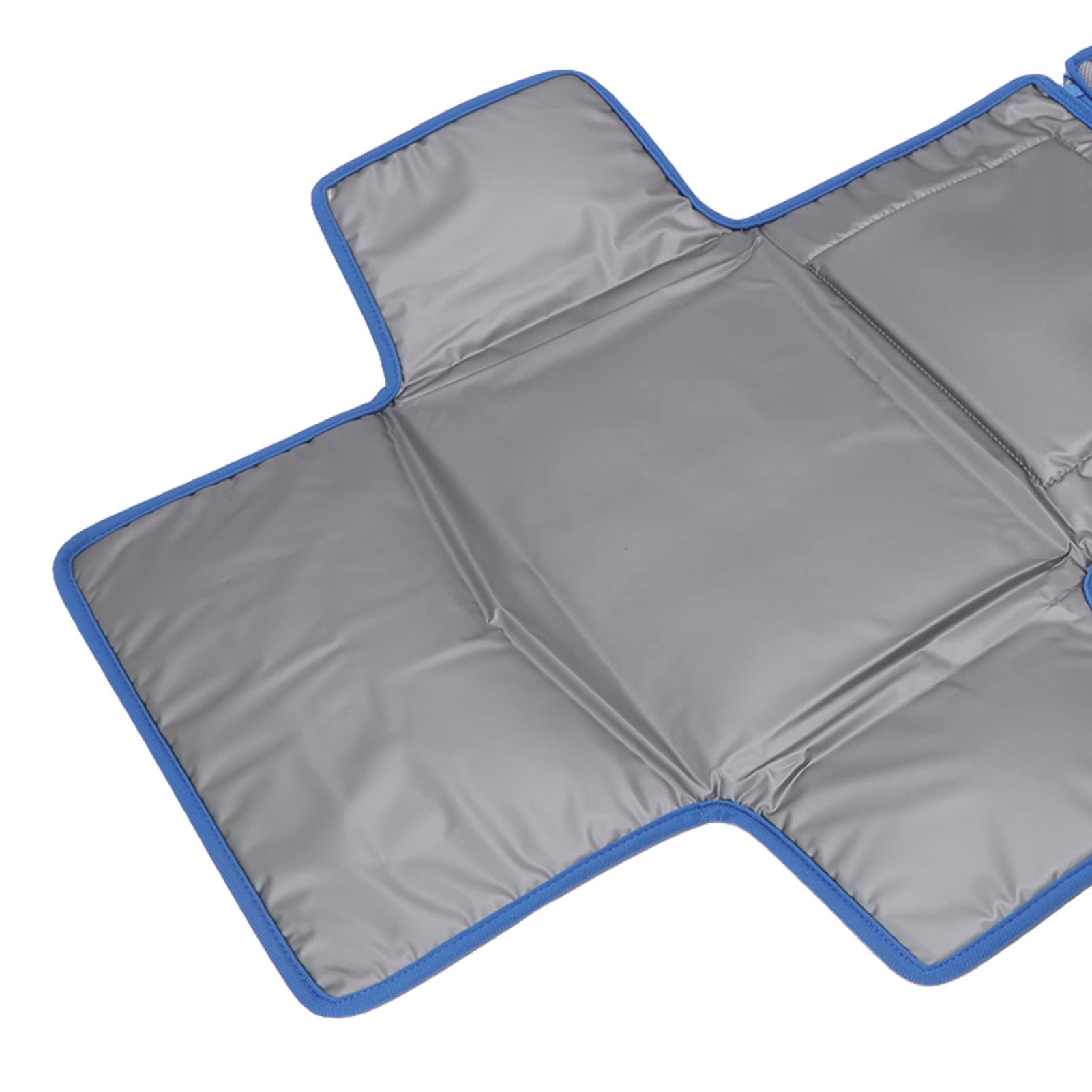 Cocoarm Fasciatoio per Neonati, Fasciatoio in Tessuto Non Tessuto, Pieghevole, Manico Staccabile, Portatile, per Pannolini da Viaggio, per Mamme, papà, Passeggino, Gite in Auto (BLUE)