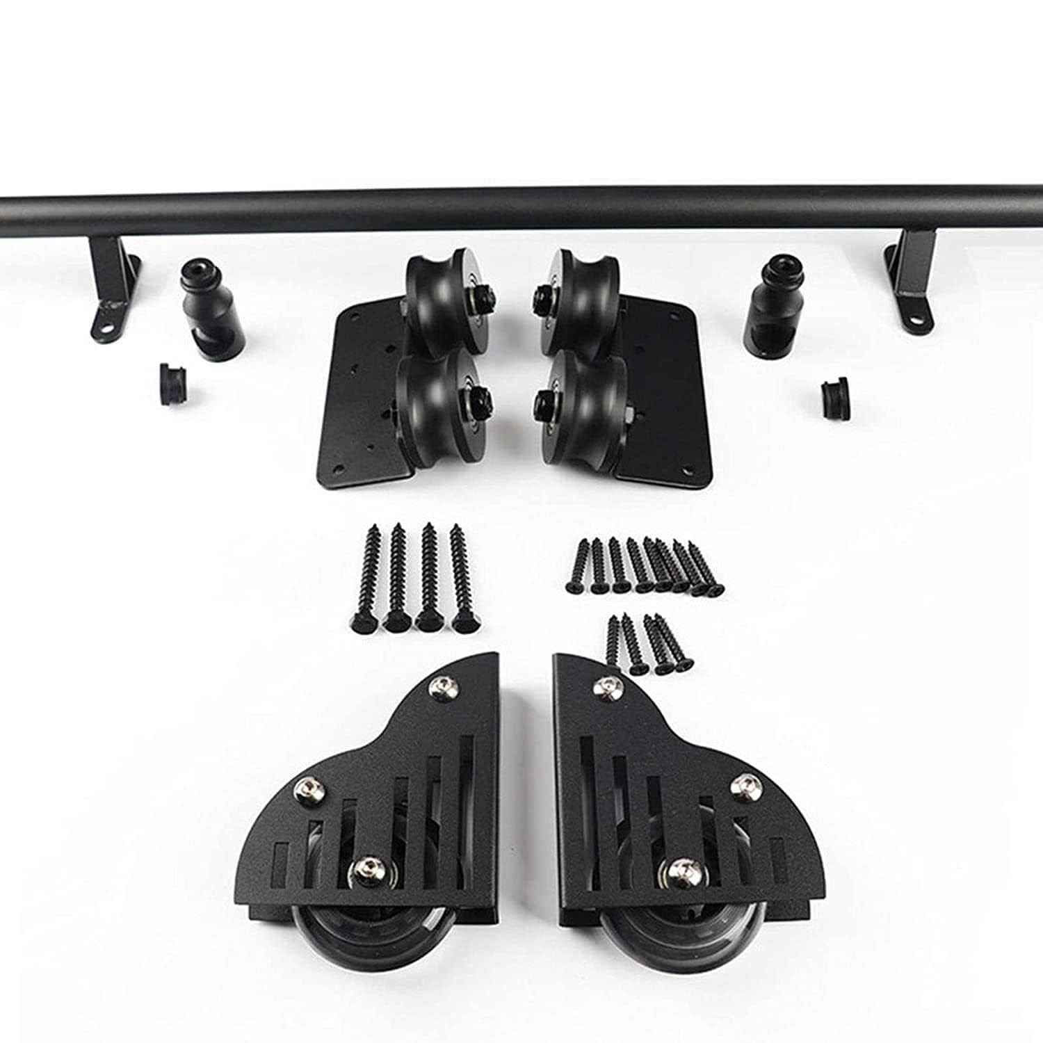 GDMDPTE Sliding Ladder Hardware Kit for Mobile Library and Barn Door Applications