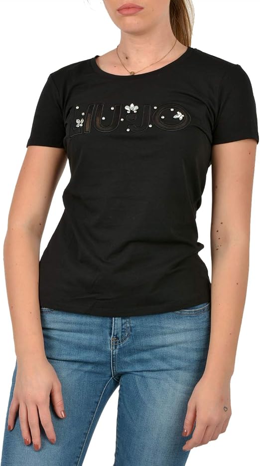 T Shirt Liu Jo Sport da Donna Nera : Amazon.it: Abbigliamento