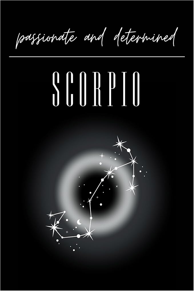 Trademark Fine Art Canvas Wall Art - Amelie 'Scorpio Zodiac Print Art' Wall Art for Living Room, Bedroom, or Office Décor