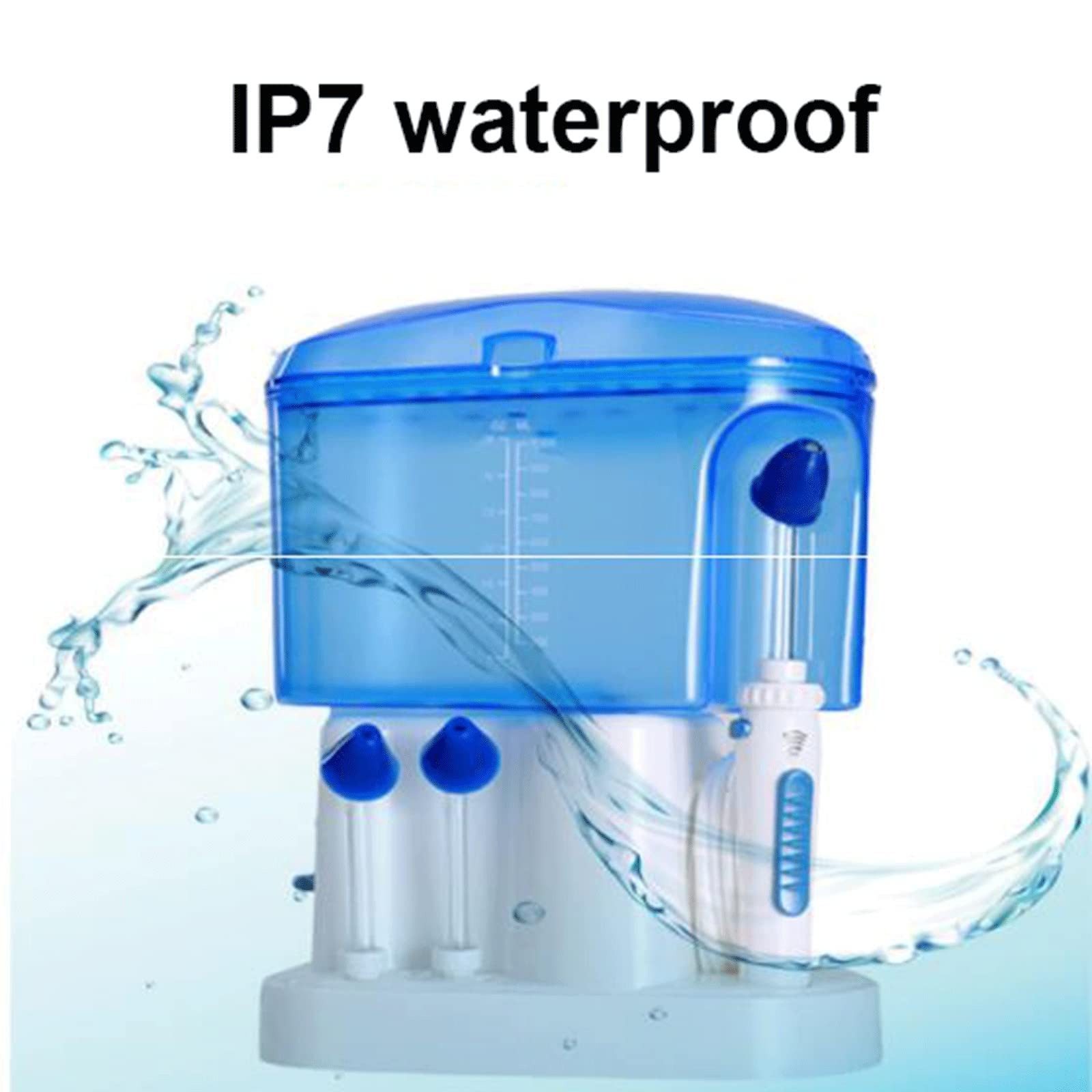 Kit per risciacquo sinusale, irrigazione nasale elettrica per risciacquo nasale, Macchina per la Pulizia del Naso da 1000 ml con 4 beccucci, detergente per Lavaggio nasale per soll