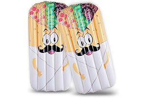 Mr. Burrito Pool Float 2 Pack, Summer Fun Inflatable Giant Burrito for...