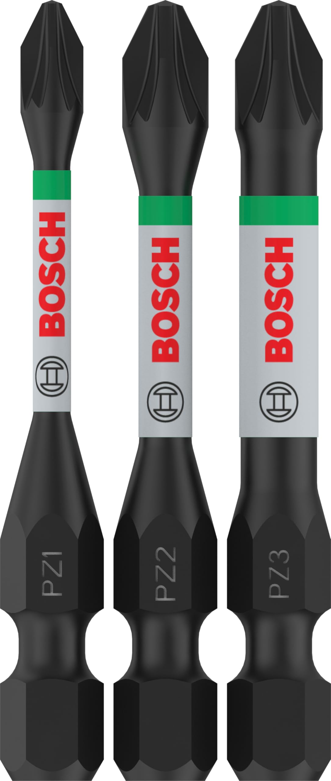 Bosch 3X PRO Pozidriv Impact Bit (125 x 50 mm, Professional Accessory Screwdriver, Screwdriver)