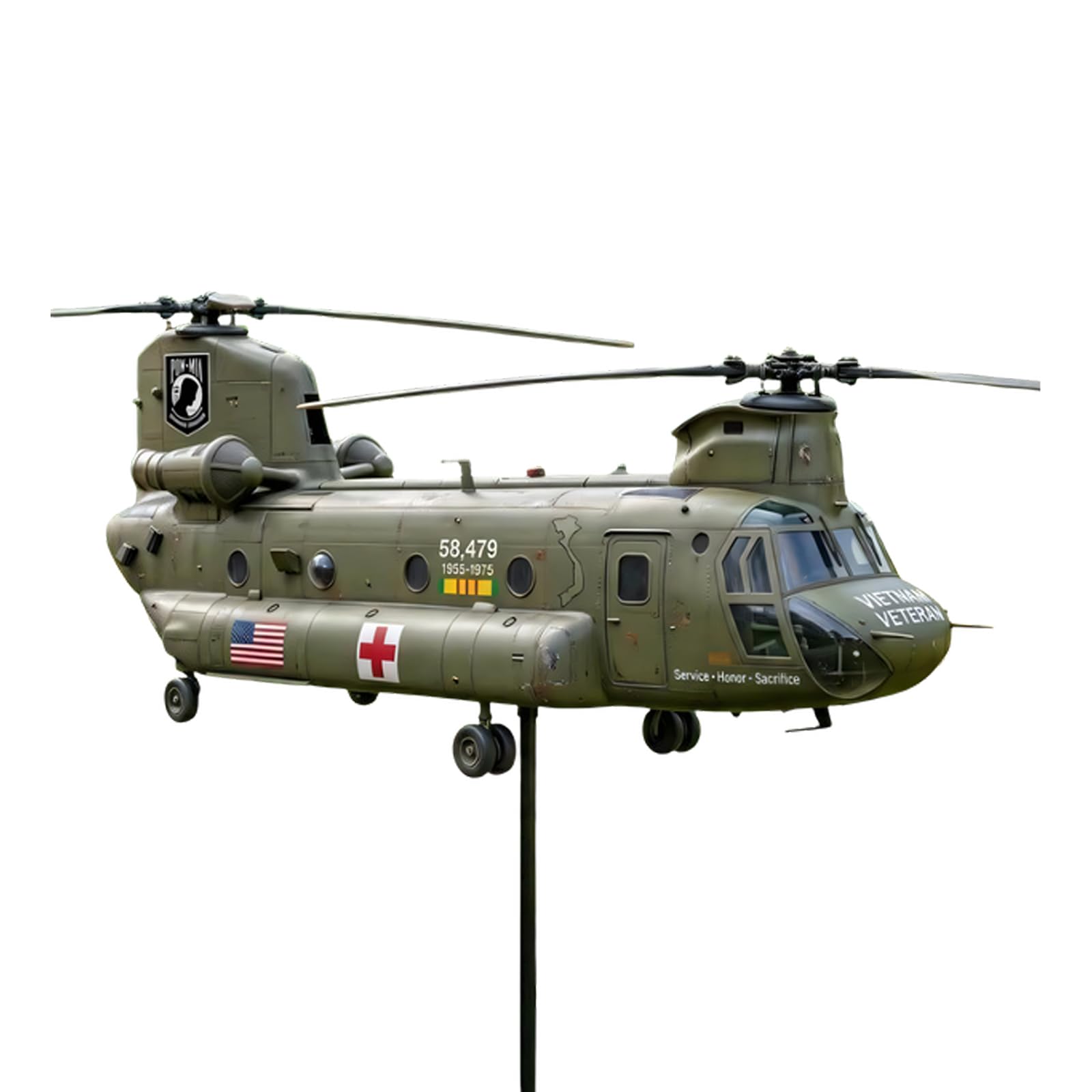 Helicóptero de viento para jardín: adorne su cama de flores con movimiento