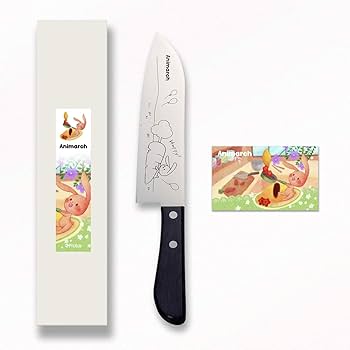 Amazon｜Animarch包丁シリーズ うさぎ 三徳包丁 165mm