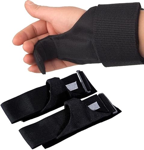 Miniatura 2 de Ganchos para levantamiento de pesas, guantes para gimnasio, fitness, soporte de muñeca, puños de entrenamiento, guantes de 0ne par