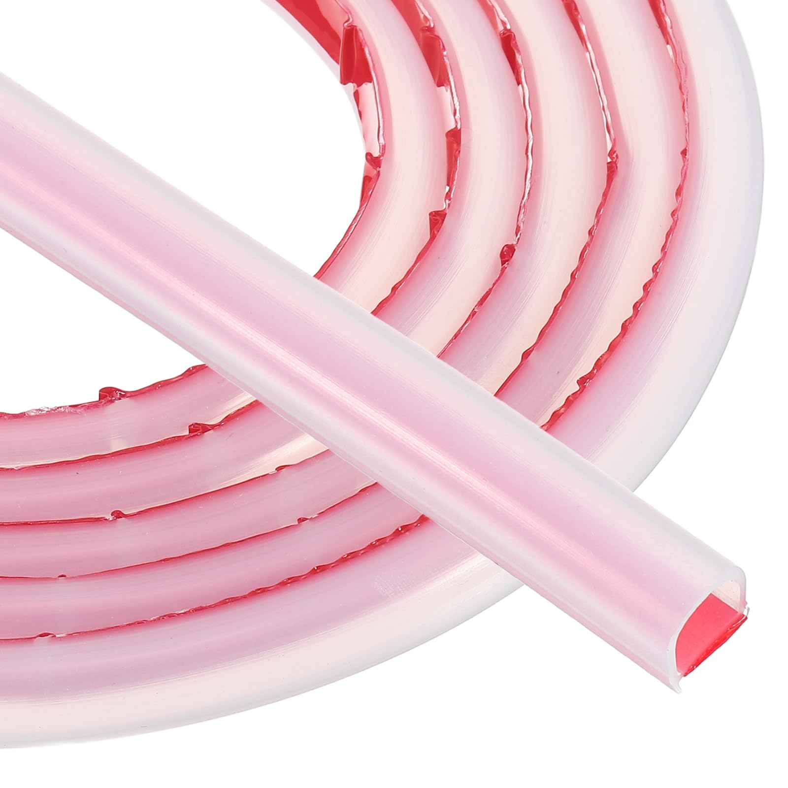 PATIKIL Silicone Weather Stripping 10mm W x 1mm t x 8mm H, 6.6FT/2M Self Adhesive D Shape Weather Stripping Door Seal Strip for Door Frame Window Sealing Large Gap — image 1