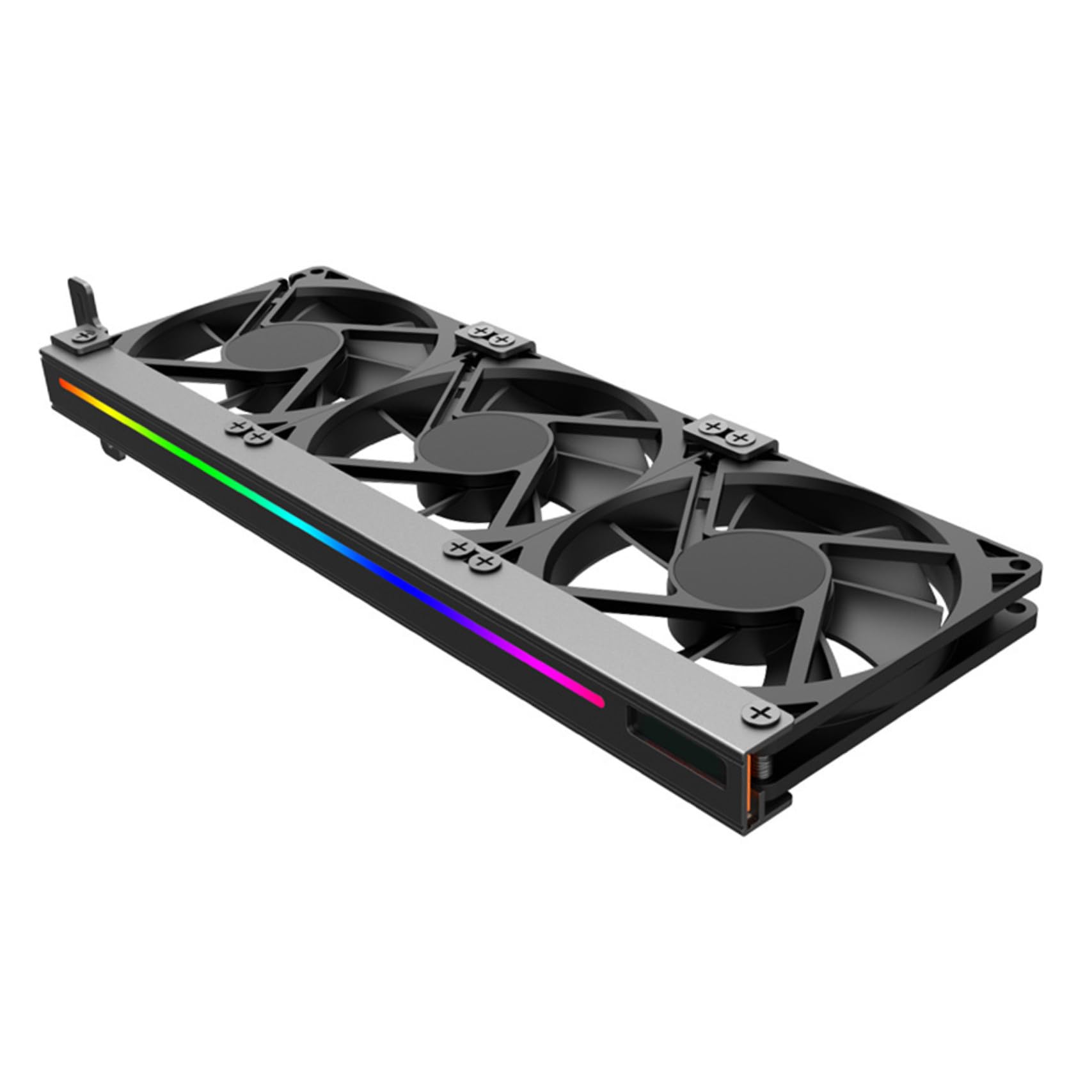 Housoutil Enfriador De Tarjeta Gráfica Ventilador De Refrigeración Conector Argb 3 Iluminación Rgb