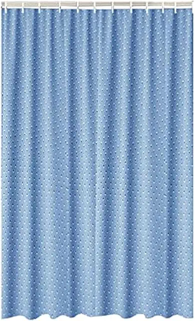 Light Blue Shower Curtain - Heavy Duty Waterproof Polyester, Mould Resistant