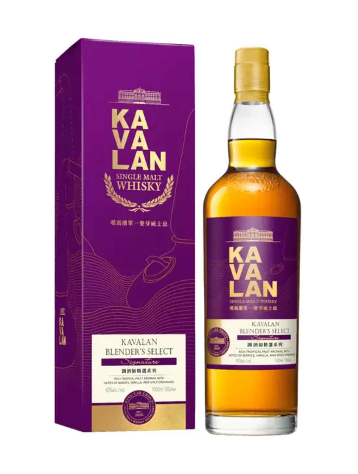 KAVALAN シングルモルトウイスキー ブレンダーズセレクト 1000ml Amazon.co.jp: Kavalan ブレンダーズセレクト シグネチャー シングル