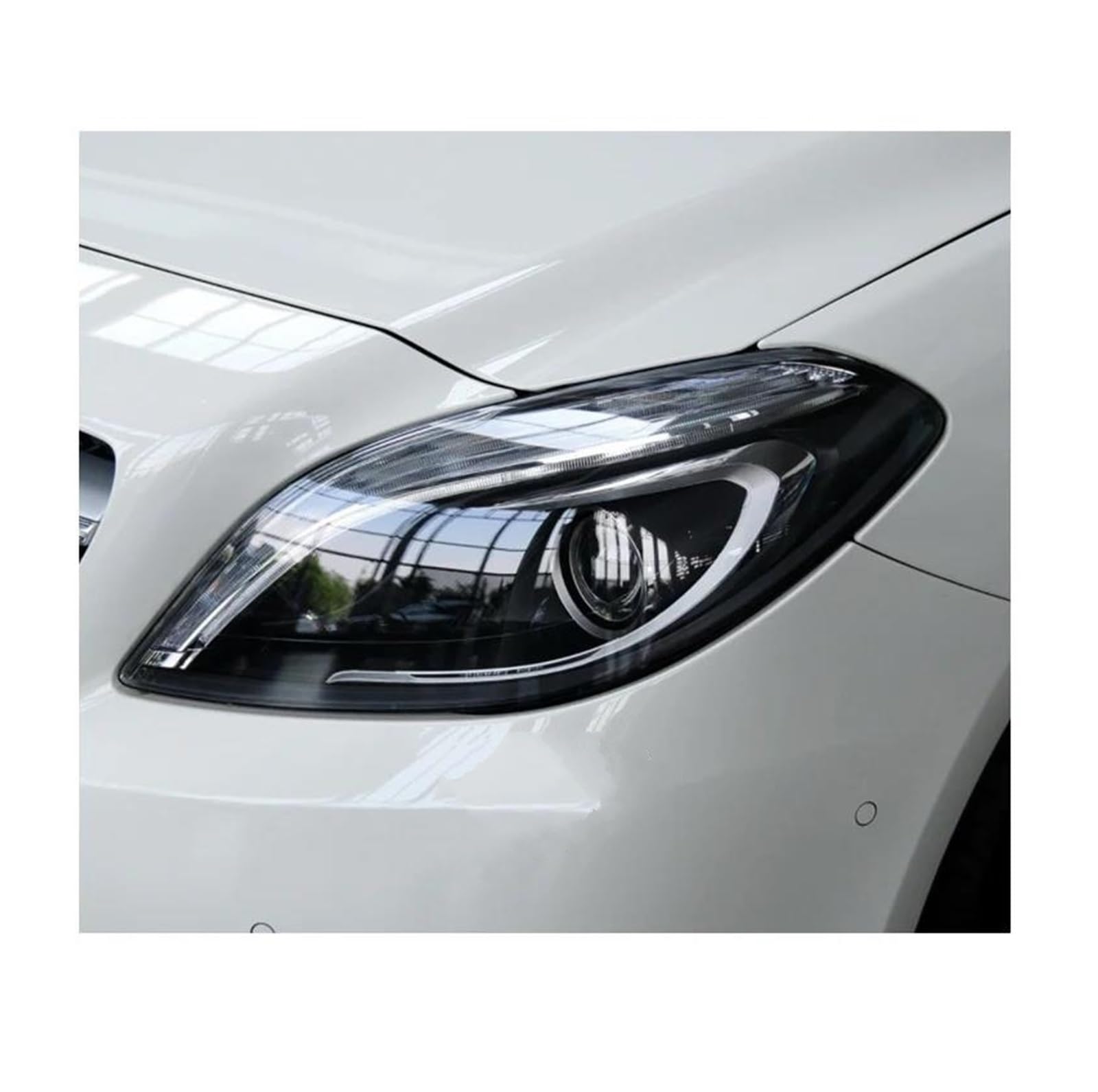 Per Mercedes Per Benz Classe B W246 B180 B200 2012-2015 Faro Anteriore Copriobiettivo Paralume Lampada In Vetro Borsette Maschera Faro Anteriore Automobile Copri Lente(Giusto)