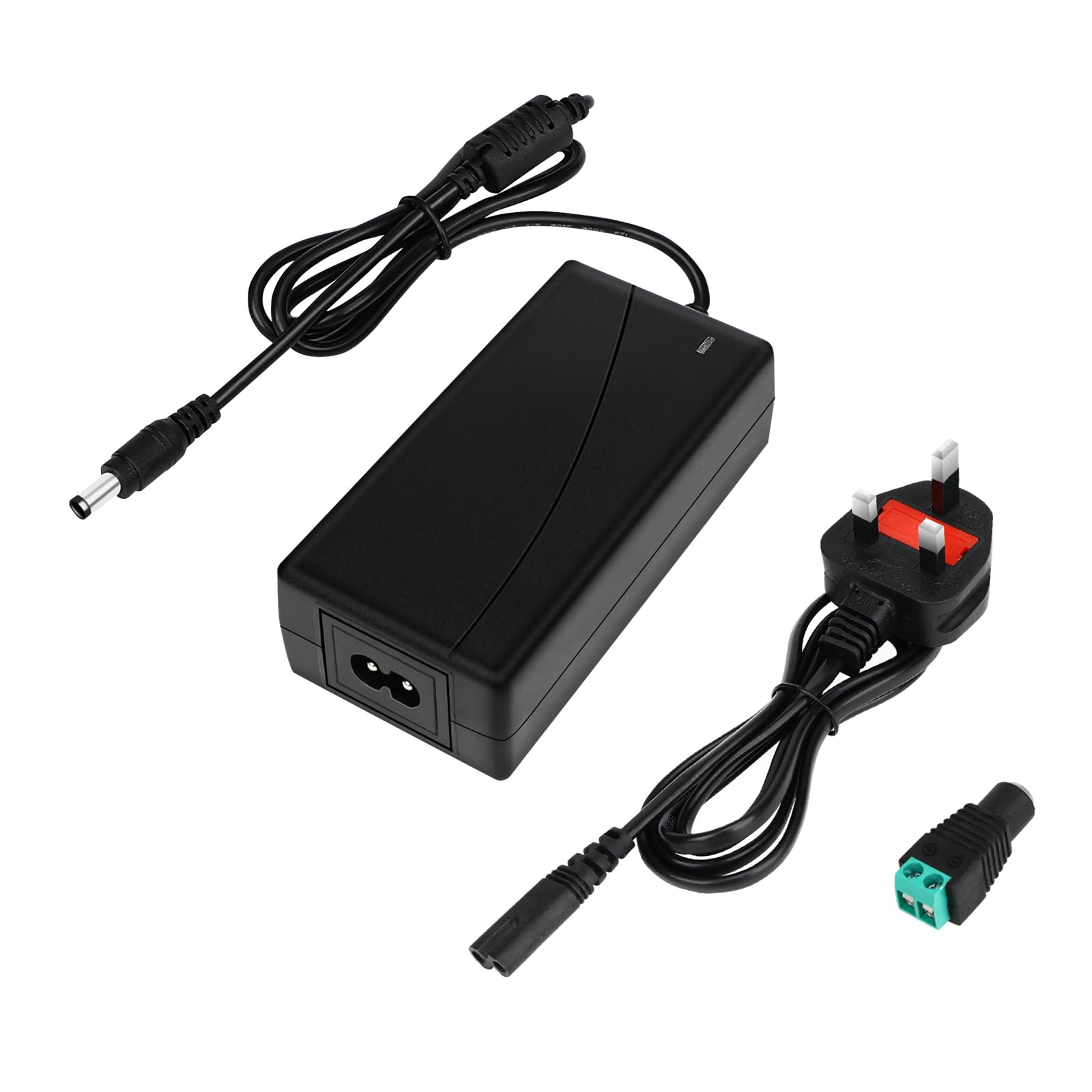 12V 5A 60W LED Power Supply, 100-240V AC to 12V 5Amp DC Power Adapter, Low Voltage Transformer for LED Strip Light