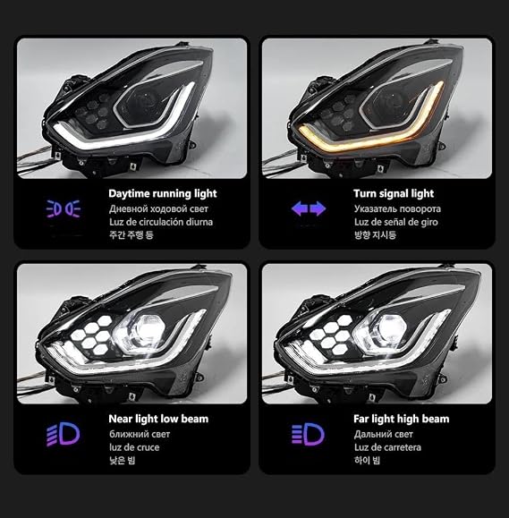 For Suzuki For Swift 2017-2020 Car Lights Head Lamp Drl Projector Lens LED Headlight(LHD)