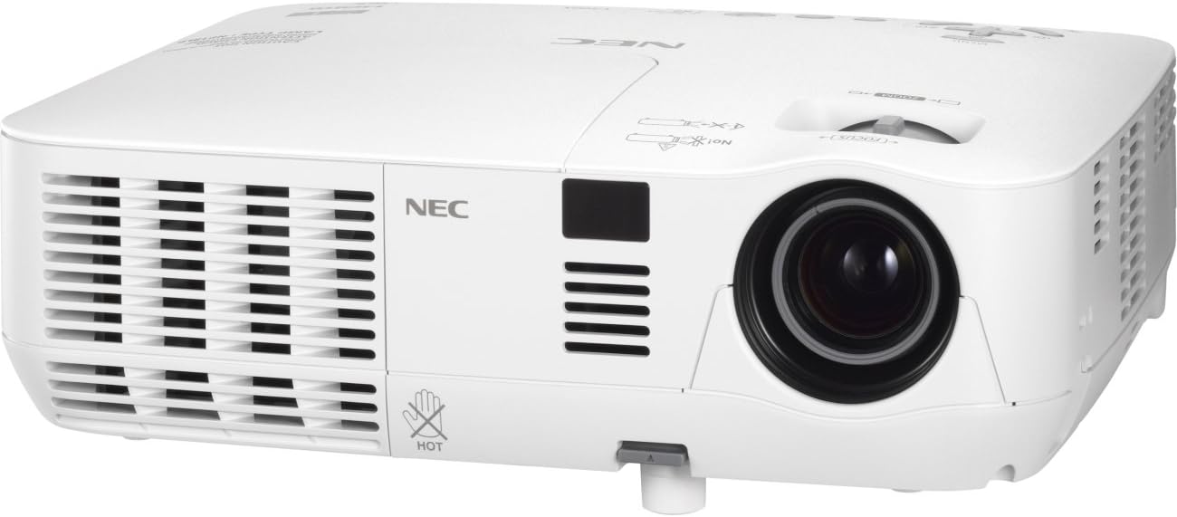 NEC NP-V300X Projector front and side view