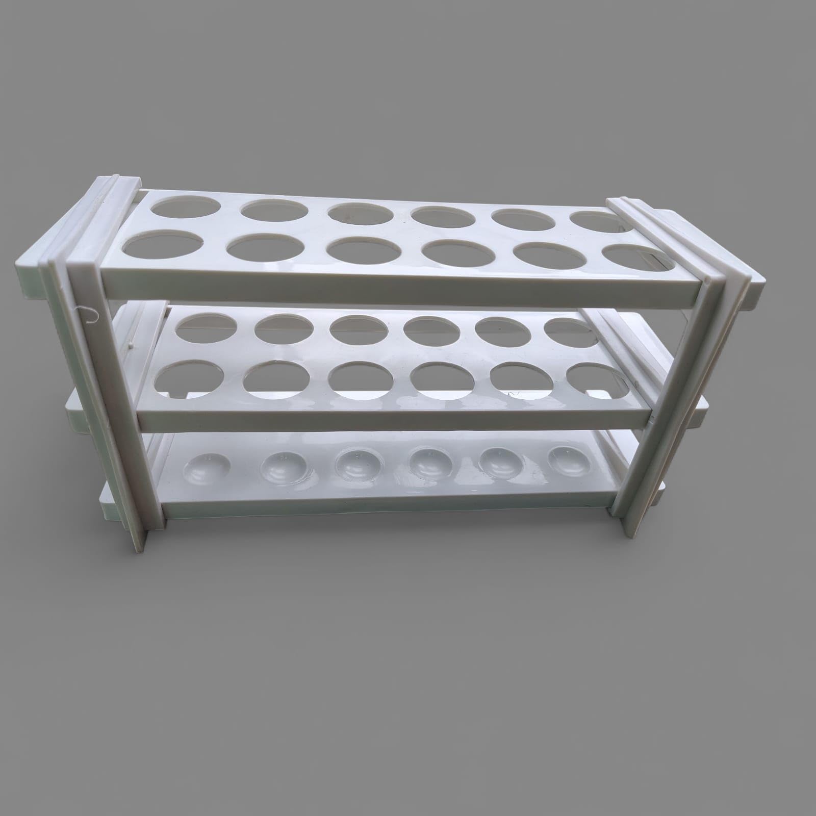 Shakuntla 12 Holes Polylab polypropylene Test tube stand 3 TIER - Pack of 1-image-24