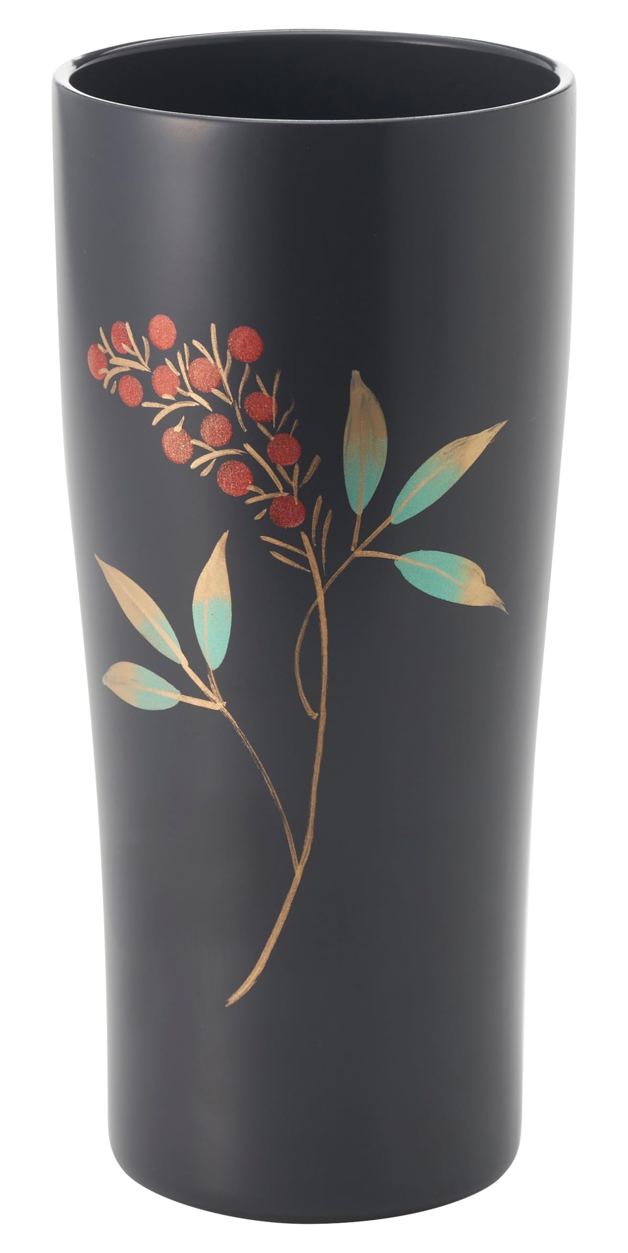 Amazon｜カクセー タンブラー 会津蒔絵 450ml 南天 真空二重断熱