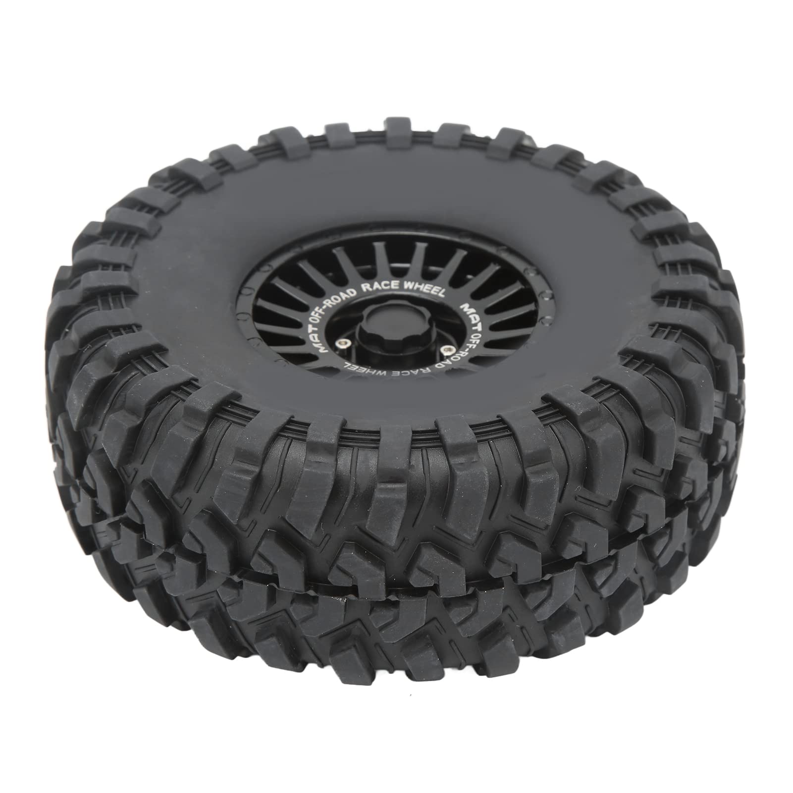Roues En Métal à Verrouillage Pour Voiture RC Crawler – Pneus En Caoutchouc Rouges, Durables Et Grip !