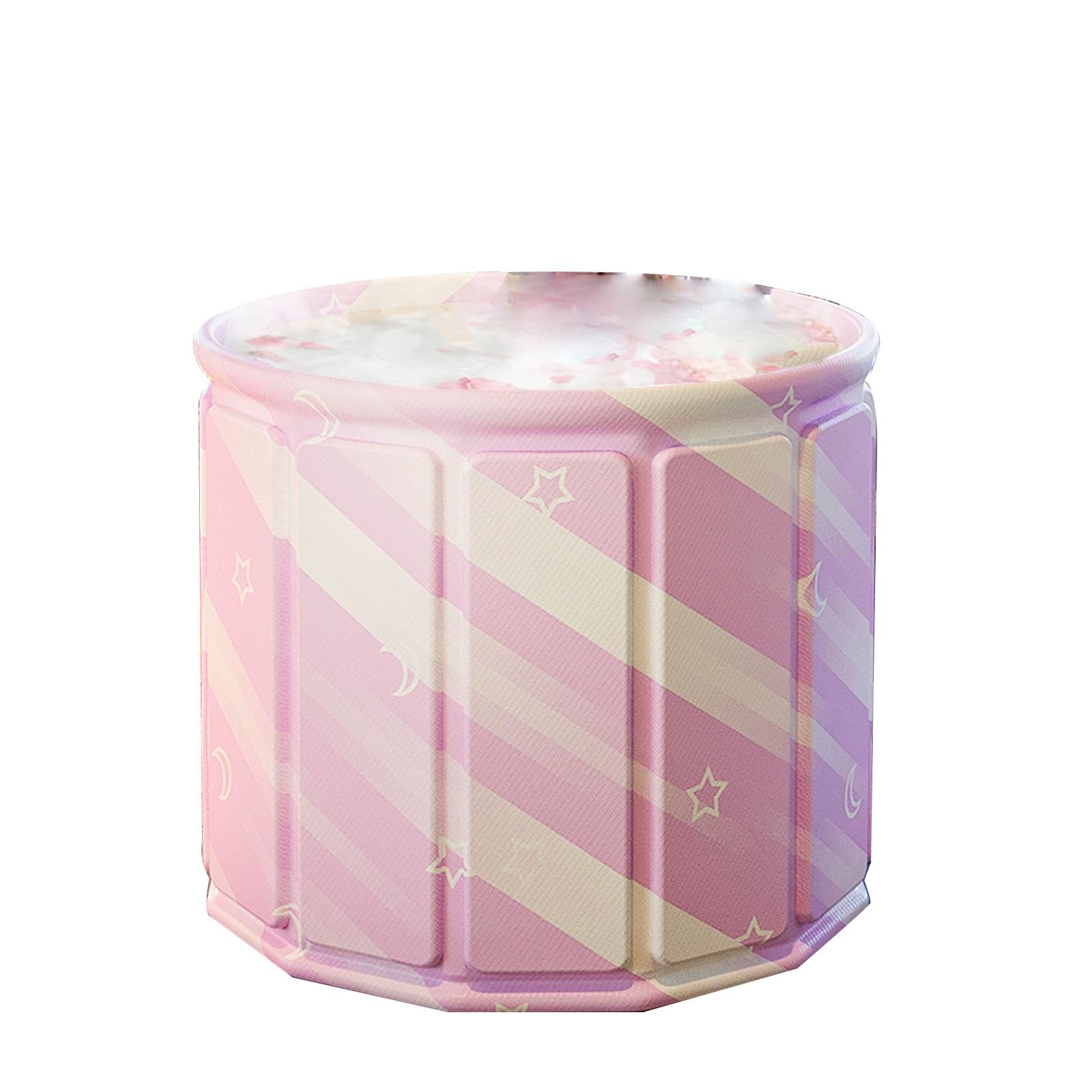 Faltbare Badewanne Erwachsene Badewanne für Dusche Eistonne Freistehende Badewanne Mobile Badewann für Heißes Bad und Eisbad Einfacher Installation (Purple)