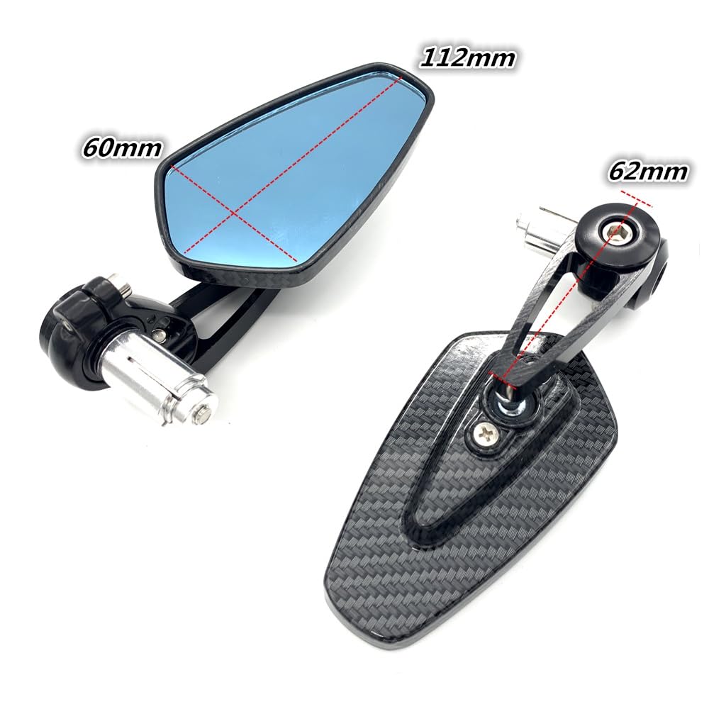 みら Amazon.co.jp: オートバイサイドミラー 7/8 