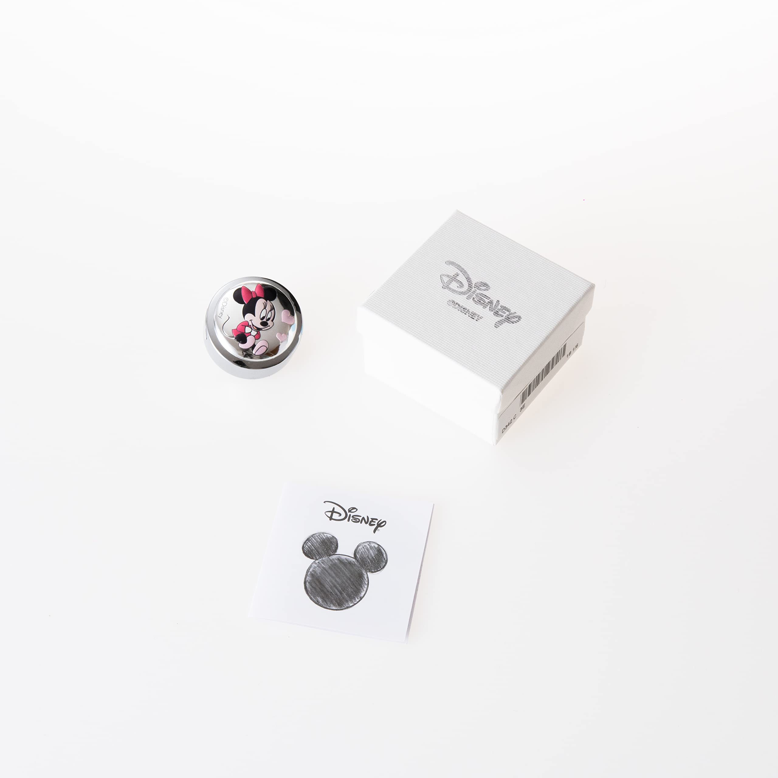 VALENTI & CO. Disney Baby Scatola Porta Dentini di Minnie in Argento ideata come Scatola dei Ricordi per i Denti da Latte del Bambino che aspetta la Fatina dei Denti perfetta come Idea Regalo