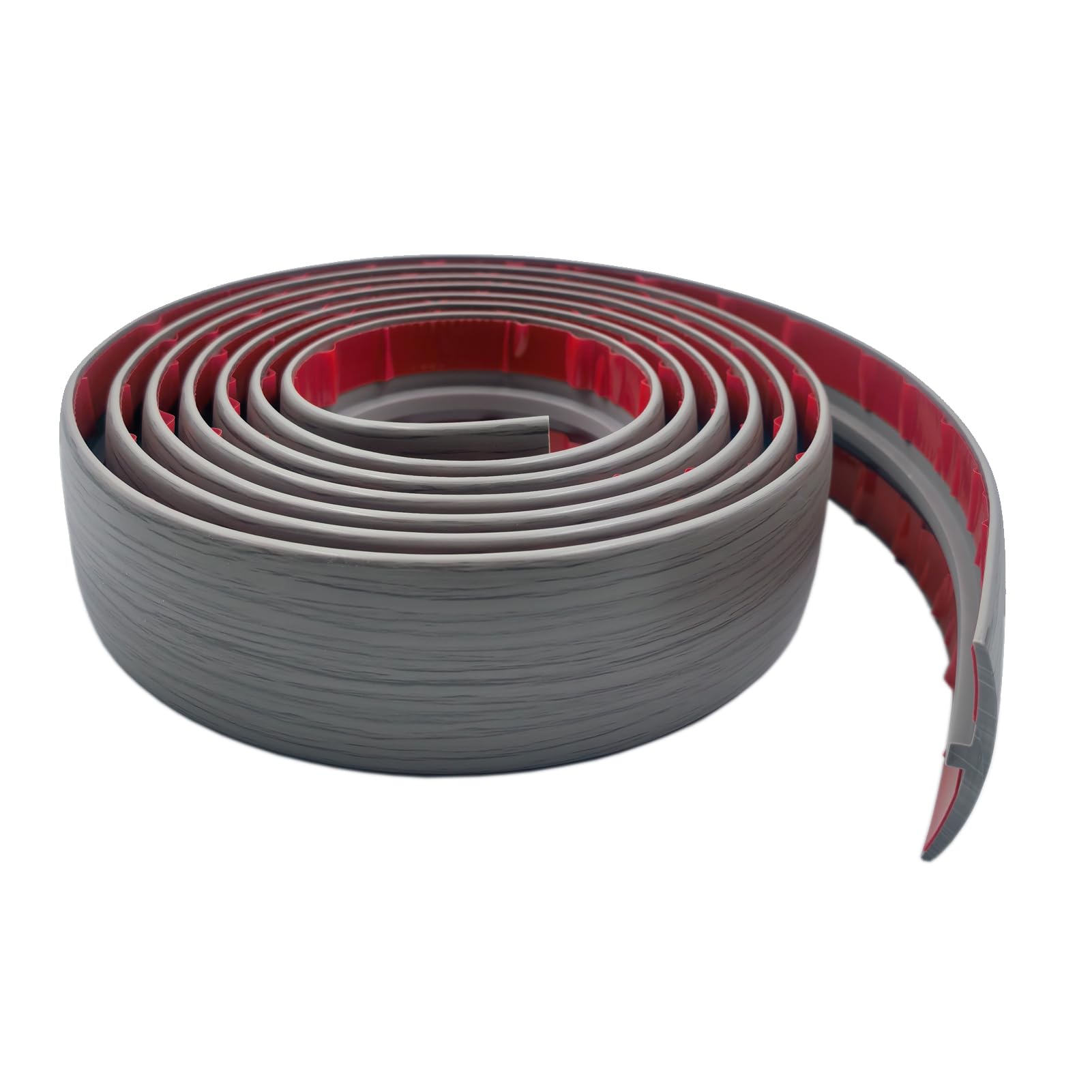 DAILISEN 9.84ft T Molding Flexible Self Adhesive T Shape Floor Transition Strip Bendable T Rubber Trim T Transition Strip for Tile to Laminate