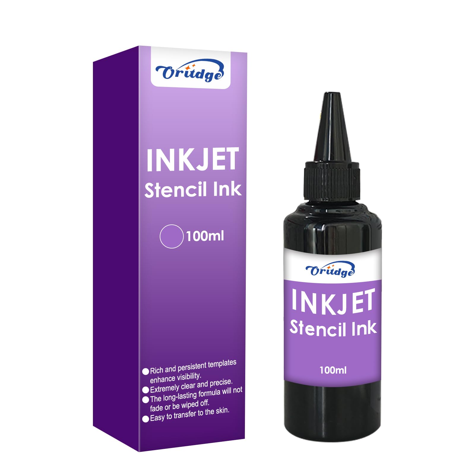 Encre pour Pochoir de tatouage Violette 100ml pour EcoTank Imprimante