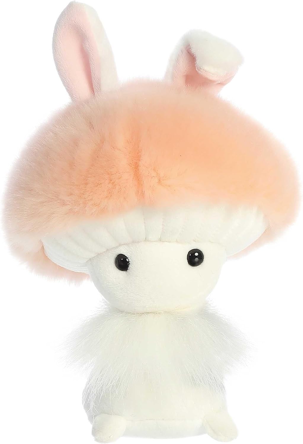 Aurora Spring 6" Fungi Friends Peach Vibrant Stuffed Animal | Bunnies, woodland friends, and whimsical Easter-ready details