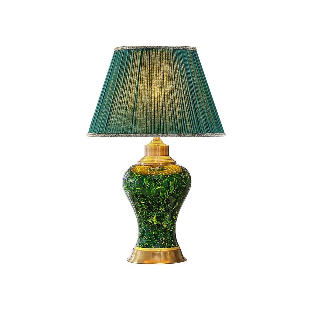 Ceramiczne lampy stołowe Lampa Lampka nocna do sypialni Salon Retro Lampy domowe Oświetlenie wewnętrzne Lampa stołowa
