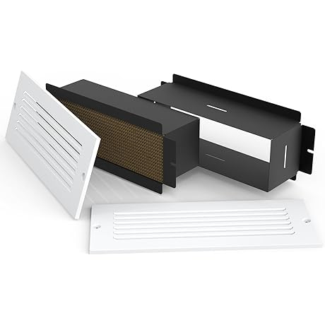 Wall Return Air Pathway Kit with Filter Room to Room Vent System