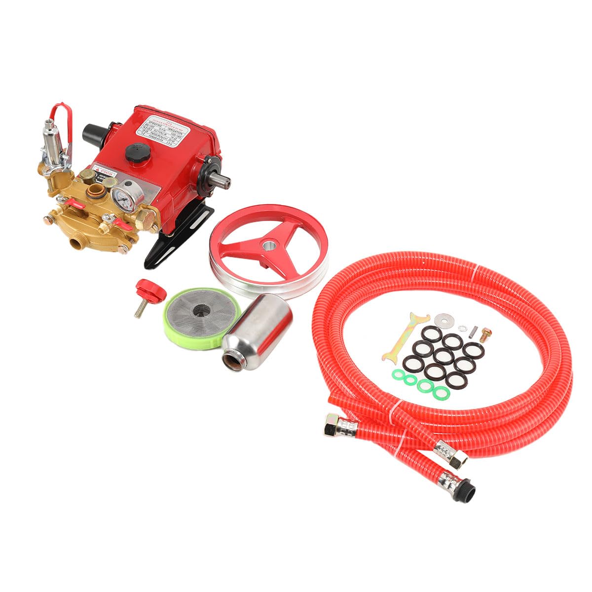 High Pressure Plunger Pump High Pressure Triplex Cylinders Plunger Pump Agricultural Motor Sprayer Pump Type 26 1.0-3.0mpa 12-22l/Min is Suitable for 1.5-2.5kw Motor Or 7.5hp Gasoline Engine