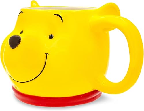 Miniatura 2 de Disney Winnie the Pooh - Taza de cerámica esculpida en 3D, taza de café grande para té, expreso, cacao, capacidad para 20 onzas