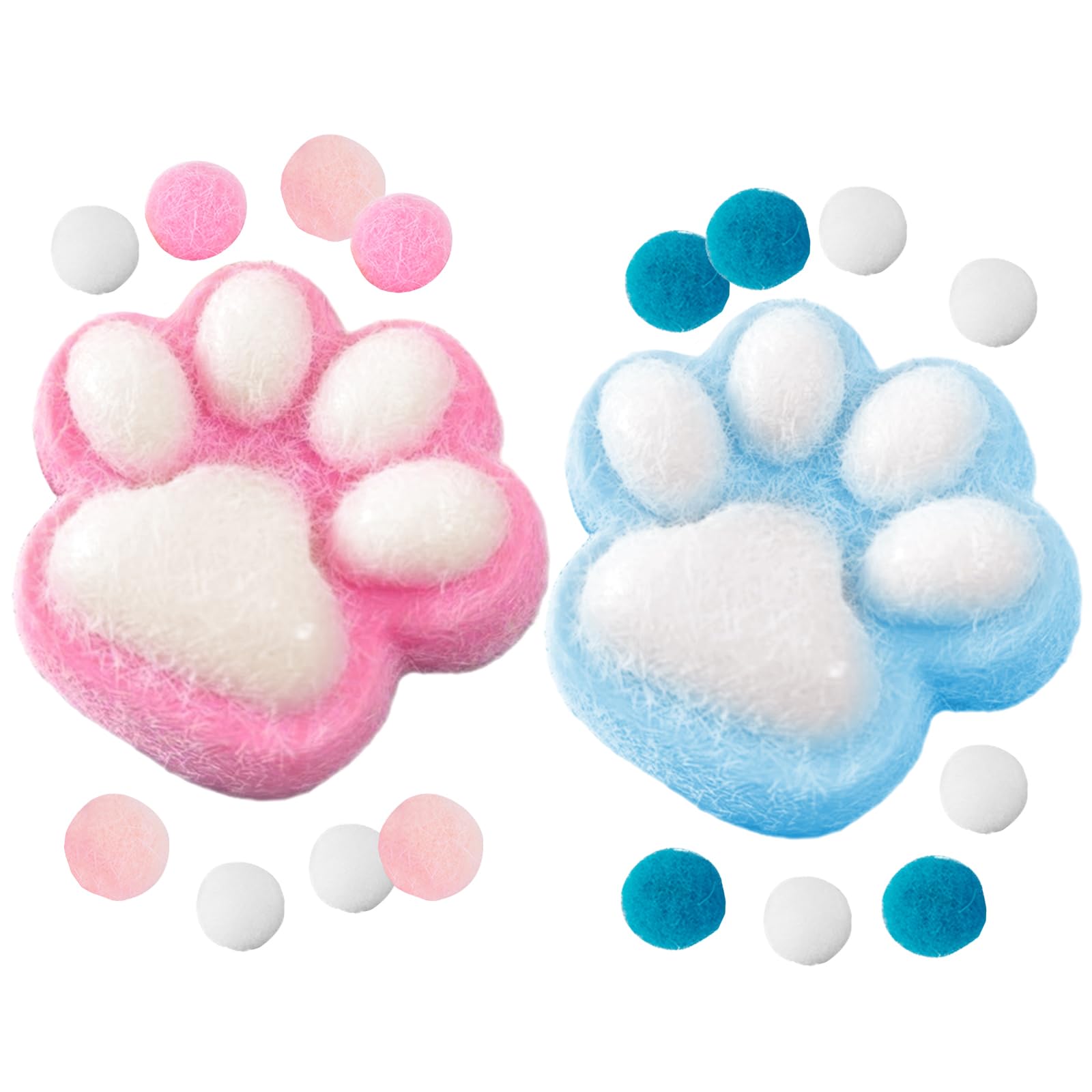 Cat Paw Squishy Handmade Big Cat Paw Silicone Squeeze Toy for Stress Relief Cute Fufu Squishy for Kids & Adults, Ideal for Anxiety Relaxation & Party Favors