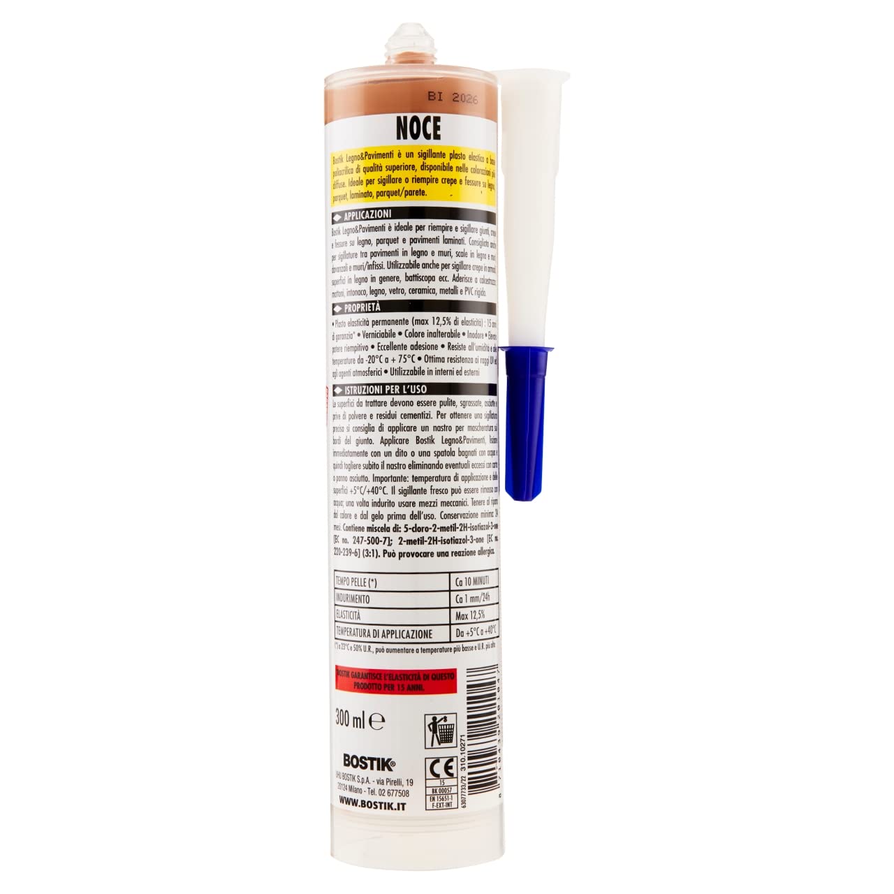 Bostik Legno&Pavimenti sigillante legno noce 300ml